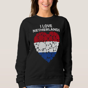 Ik hou van Nederland trots om Nederlandse vlag Ned Trui