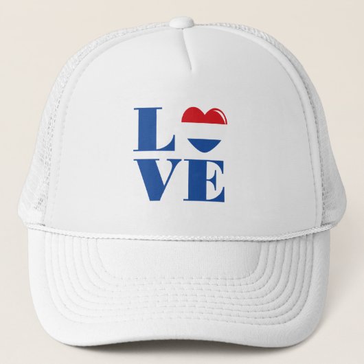 Ik hou van Nederland Trucker Pet (Voorkant)