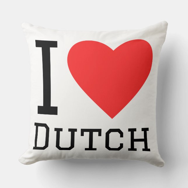 Ik hou van Nederlands Kussen (Voorkant)