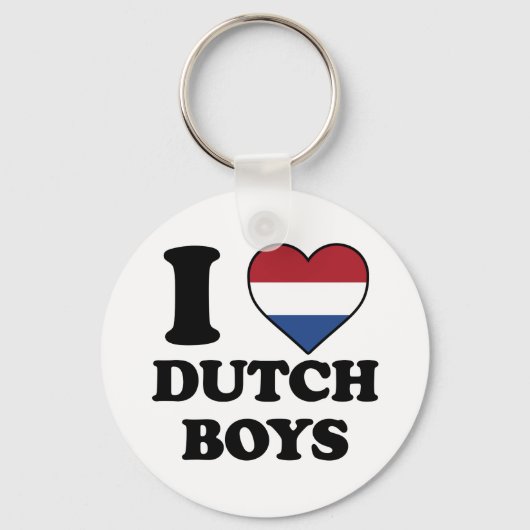 Ik hou van Nederlandse jongens Sleutelhanger (Voorkant)