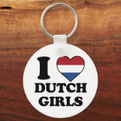 Ik hou van Nederlandse meisjes Sleutelhanger (Voorkant)