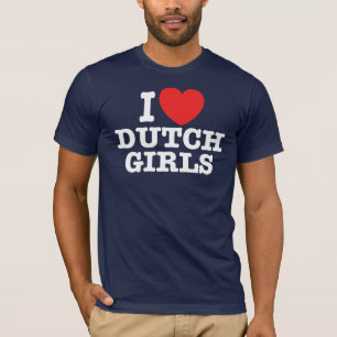 Ik hou van Nederlandse meisjes T-shirt