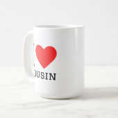 Ik hou van neef koffiemok (Voorkant links)