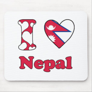 Ik hou van Nepal Muismat