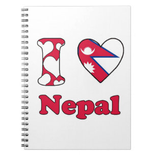 Ik hou van Nepal Notitieboek