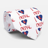Ik hou van Nepal Stropdas (Opgerold)