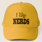 IK HOU VAN NERDS! Het kost één om er een te kennen Trucker Pet (Voorkant)
