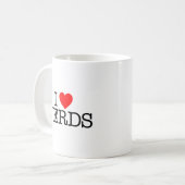 Ik hou van Nerds. Koffiemok (Voorkant links)