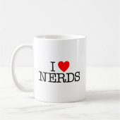 Ik hou van Nerds. Koffiemok (Links)