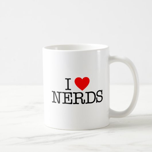 Ik hou van Nerds. Koffiemok (Rechts)