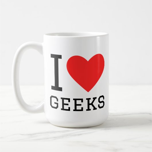 Ik hou van nerds koffiemok (Links)