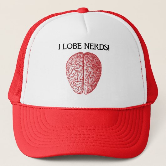 Ik Hou Van Nerds Leuk Grappige Pet (Voorkant)