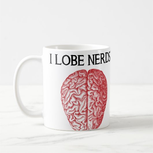 Ik Hou Van Nerds Leuk Mok of Reis Mok (Links)