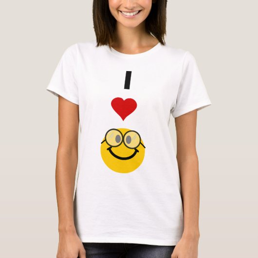 Ik hou van nerds t-shirt (Voorkant)