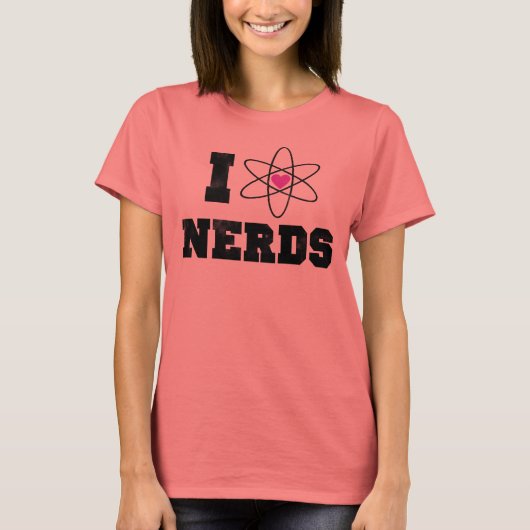 Ik hou van nerds t-shirt (Voorkant)