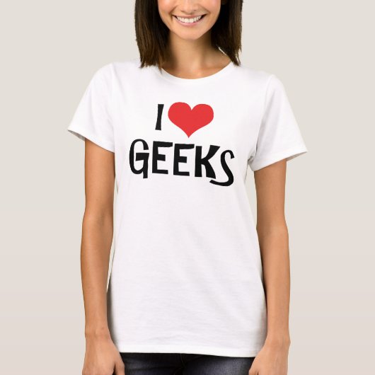 Ik hou van nerds t-shirt (Voorkant)