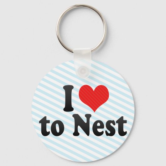 Ik hou van Nest Sleutelhanger (Voorkant)