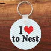 Ik hou van Nest Sleutelhanger (Voorkant)