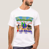 Ik hou van Netherland Dwarf Bunnies T-shirt (Voorkant)