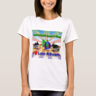 Ik hou van Netherland Dwarf Bunnies T-shirt
