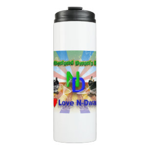 Ik hou van Netherland Dwarf Bunnies Thermosbeker