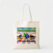 Ik hou van Netherland Dwarf Bunnies Tote Bag (Voorkant)