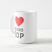 Ik hou van neuro hopplein sticker koffiemok (Voorkant links)