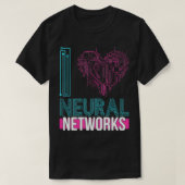 Ik hou van neuronetwerken Deep Learning T-shirt (Design voorkant)