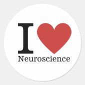Ik hou ❤️ van Neuroscience STICKER (Voorkant)