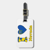 Ik hou van Nevada Bagagelabel (Voorkant verticaal)