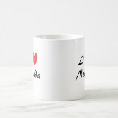 Ik hou van Nevada Hart Typography Koffiemok (Center)