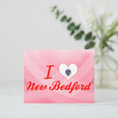 Ik hou van New Bedford, Massachusetts Briefkaart (Staand voorkant)