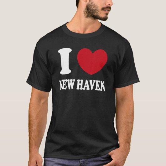 Ik hou van New Haven T-shirt (Voorkant)