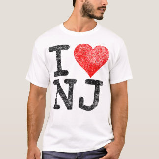 Ik hou van New Jersey in hart en nieren T-shirt