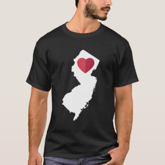 Ik hou van New Jersey NJ Schattigee State Pride He T-shirt