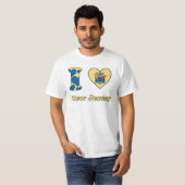 Ik hou van New Jersey T-shirt (Voorkant volledig)