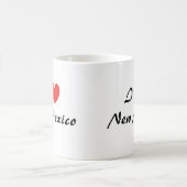 Ik hou van New Mexico Heart Typography Coffee Mok (Center)