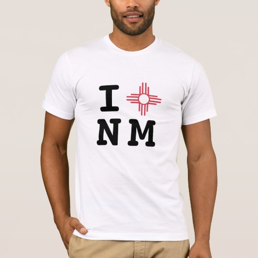 Ik hou van New Mexico T-shirt (Voorkant)