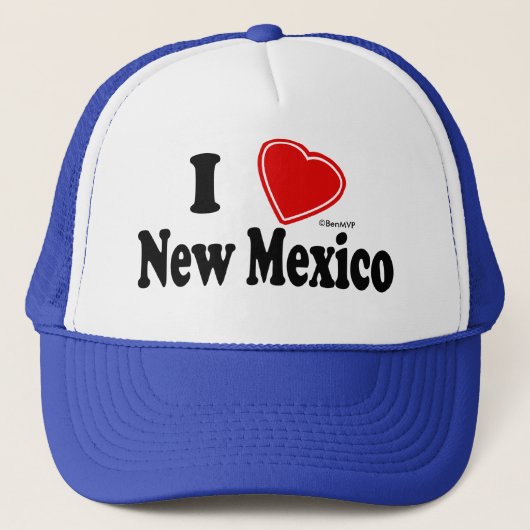 Ik hou van New Mexico Trucker Pet (Voorkant)