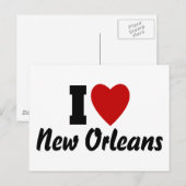 Ik hou van New Orleans Briefkaart (Voorkant / Achterkant)