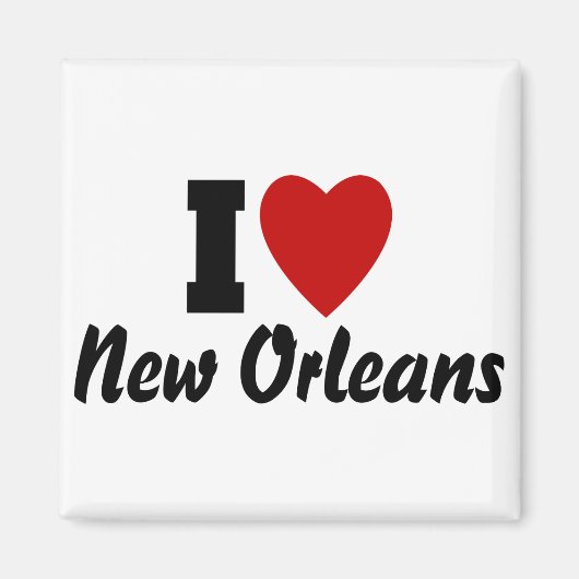 Ik hou van New Orleans Magneet (Voorkant)