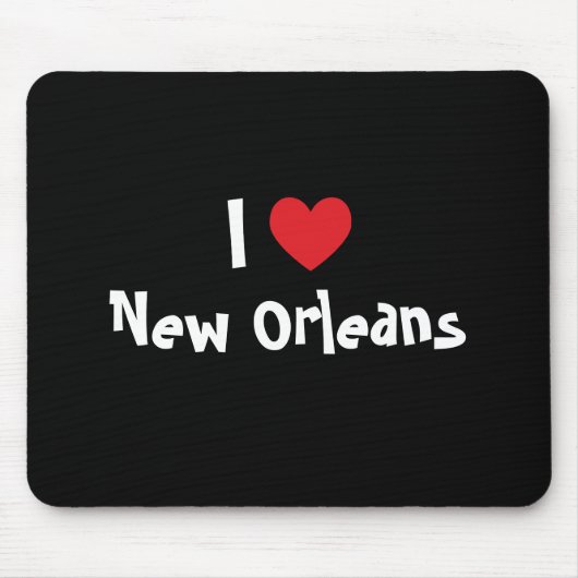 Ik hou van New Orleans Muismat (Voorkant)