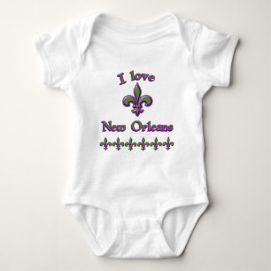 Ik hou van New Orleans T shirten, Mokken, Buttonne Romper