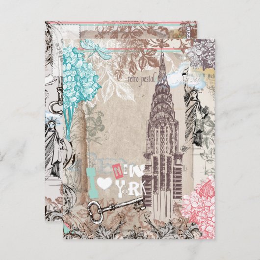 Ik hou van New York Briefkaart (Voorkant / Achterkant)