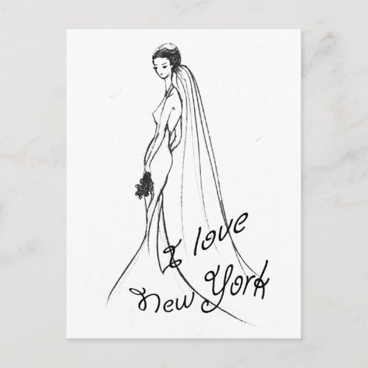 Ik hou van New York Briefkaart (Voorkant)