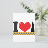Ik hou van New York Briefkaart (Staand voorkant)