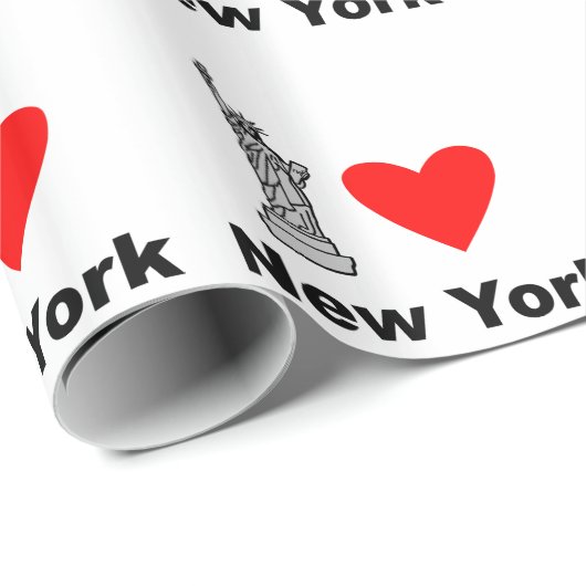 Ik hou van New York Cadeaupapier (Rol Hoek)