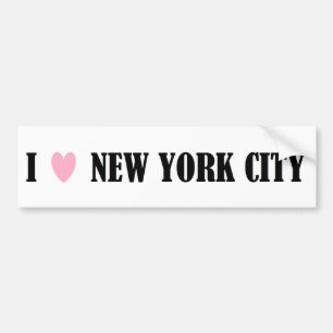 Ik hou van New York City Bumpersticker