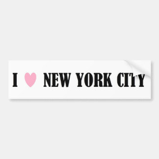 Ik hou van New York City Bumpersticker