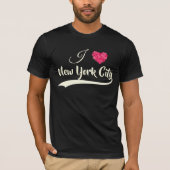 Ik hou van New York City. Gepersonaliseerde T-Shir T-shirt (Voorkant)